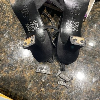 Tiny's Shoe Repair - My shoe with the heel caps disintegrated. - Shoe Repair Near Me - Carlsbad, California