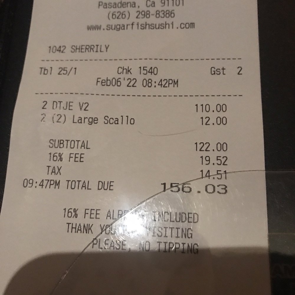 SUGARFISH | Pasadena - Pricing 2/6/22 - Japanese Near Me - Pasadena, California SUGARFISH | Pasadena - Pricing 2/6/22 - Japanese Near Me - Pasadena, California