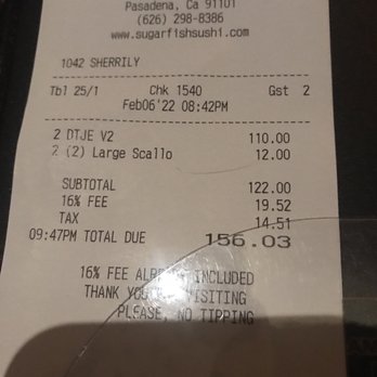 SUGARFISH | Pasadena - Pricing 2/6/22 - Japanese Near Me - Pasadena, California SUGARFISH | Pasadena - Pricing 2/6/22 - Japanese Near Me - Pasadena, California