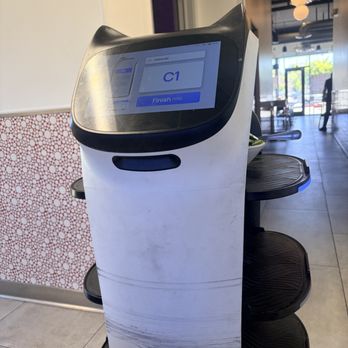 Min's Dumpling - Our robot server! - Chinese Near Me - Mission Viejo, California