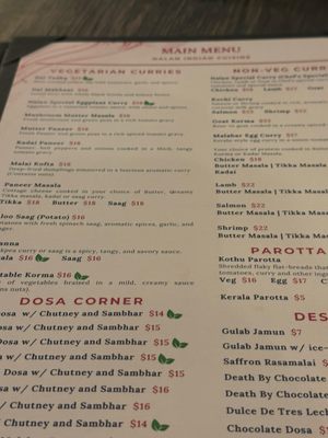 Menu photo 3 Nalan Indian Cuisine Charlotte, NC