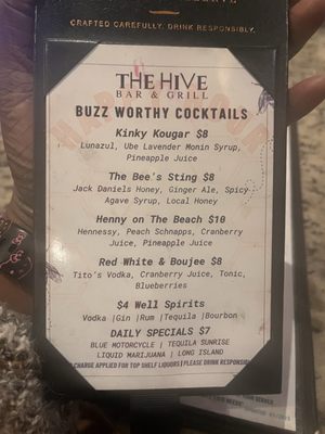 Menu photo 1 The Hive Bar & Grill Richmond, VA