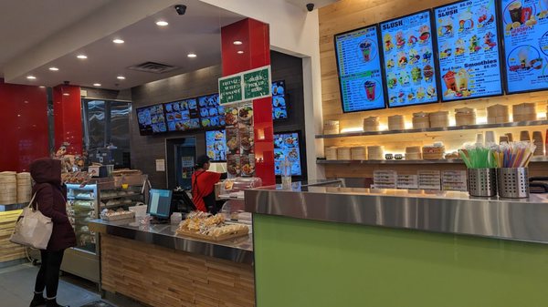 Bao Bao Dim Sum - a woman ordering food - Montréal, QC