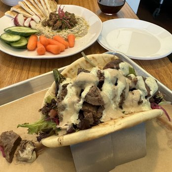 Nosh - Lamb pita - Mediterranean Near Me - Park City, Utah Nosh - Lamb pita - Mediterranean Near Me - Park City, Utah