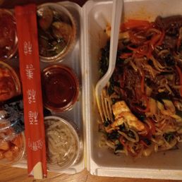 This is AFTER I finished, I got 3 meals and a snack out of the appetizers. This is AFTER I finished, I got 3 meals and a snack out of the appetizers.