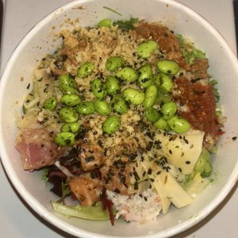 The Poke Co. - Long Beach - Large Poke Bowl (4 scoops) - Poke Near Me - Long Beach, California The Poke Co. - Long Beach - Large Poke Bowl (4 scoops) - Poke Near Me - Long Beach, California