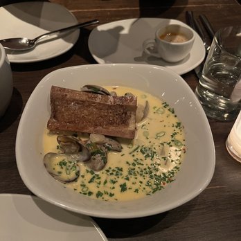 Ox - Clam chowder with bone marrow - Argentine Near Me - Portland, Oregon Ox - Clam chowder with bone marrow - Argentine Near Me - Portland, Oregon