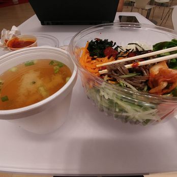 KoFoo - Bibimbop soba with miso soup - Korean Near Me - New York, New York KoFoo - Bibimbop soba with miso soup - Korean Near Me - New York, New York