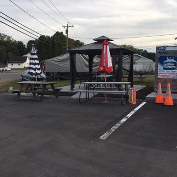 Hudson Falls Food Mart - Picnic tables available for customers. - Farmers Market Near Me - Hudson Falls, New York Hudson Falls Food Mart - Picnic tables available for customers. - Farmers Market Near Me - Hudson Falls, New York