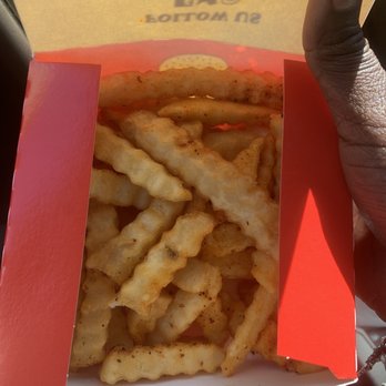 MrBeast Burger - Seasoned Crinkle Fries and you can also order plain fries with the season - Food Delivery Services Near Me - Virginia Beach, Virginia