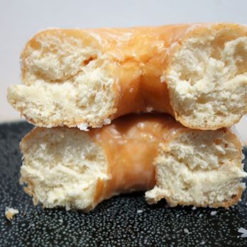 Deluise Bakery - DeLuise Bakery 12/28/18: Glazed Yeast Doughnut (interior) - Bakeries Near Me - Providence, Rhode Island