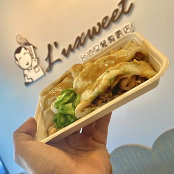L’uxweet Bakery Cafe - Egg and pork pancake - Bubble Tea Near Me - Chino Hills, California