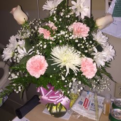 Landrum's Florist - Picture doesn't do this bouquet justice. Much prettier in person. This was taken a cpl days after buying.