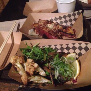 Aburaya - Saba (front) $6; sweet potato (back) $4 - Izakaya Near Me - Oakland, California