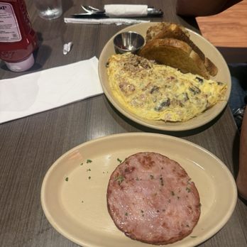 Snooze, an A.M. Eatery - Maple Leaf Ham Protein Trio Omelet* - Breakfast & Brunch Near Me - Tempe, Arizona