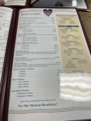 Menu photo 3 Andy's Country Kitchen Corpus Christi, TX