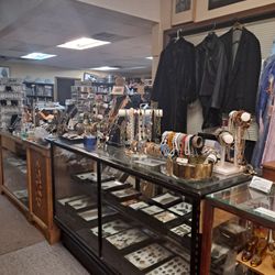 Winton Antiques - The fantastic jewelry/artifacts counter