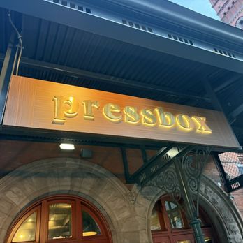 Pressbox - Sign - Sports Bars Near Me - Chicago, Illinois Pressbox - Sign - Sports Bars Near Me - Chicago, Illinois