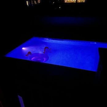 Long Island Pool & Patio - Lights at night - Pool & Hot Tub Service Near Me - Coram, New York