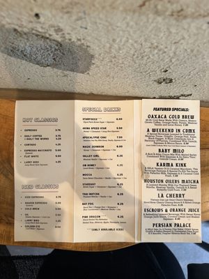 Menu photo 1 Xela Coffee Houston, TX Menu photo 1 Xela Coffee Houston, TX