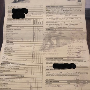 Detroit City Sweep - Original assessment and bid - Chimney Sweeps Near Me - Detroit, Michigan