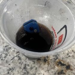 Utility knife in drink