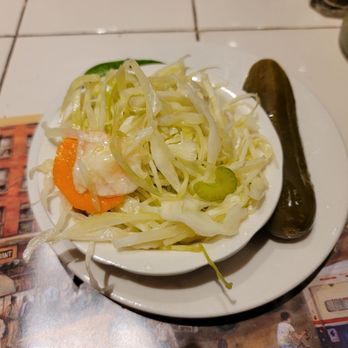 2nd Ave Deli - Cabbage + carrot salad, pickle - Kosher Near Me - New York, New York 2nd Ave Deli - Cabbage + carrot salad, pickle - Kosher Near Me - New York, New York