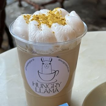 Hungry Llama - Iced Whipped Honey Latte - Coffee & Tea Near Me - New York, New York