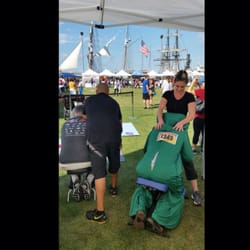 Healing Touch SD - Chair massage and Yoga at the Waterfront Park San Diego
