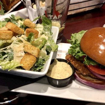 The Tap - Tenderloin & Ceasar Salad - Breweries Near Me - Indianapolis, Indiana