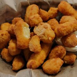 Frankies Pub & Grill - Cheese curds, not beer battered like the menu says