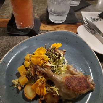 insideOUT - Duck entree, small and not very good - Lounges Near Me - San Diego, California