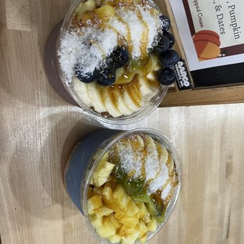 Roots Raw Juice Bar - The Islanders with Açaí and Blue Majik bases - Juice Bars & Smoothies Near Me - Lake Mary, Florida Roots Raw Juice Bar - The Islanders with Açaí and Blue Majik bases - Juice Bars & Smoothies Near Me - Lake Mary, Florida