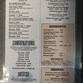 Waterfront Seafood Shack - Menu - Seafood Near Me - Calabash, North Carolina Waterfront Seafood Shack - Menu - Seafood Near Me - Calabash, North Carolina