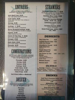 Menu photo 4 Waterfront Seafood Shack Calabash, NC Menu photo 4 Waterfront Seafood Shack Calabash, NC