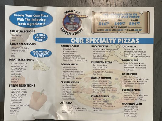 Romans Pizza by null