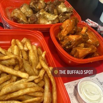 The Buffalo Spot - Arlington - Lemon pepper and mild wings. - Chicken Wings Near Me - Arlington, Texas The Buffalo Spot - Arlington - Lemon pepper and mild wings. - Chicken Wings Near Me - Arlington, Texas