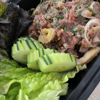 Lao Der - Beef tartare laab - Laotian Near Me - Stockton, California