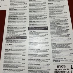 Alfeo's Italian Kitchen - Menu