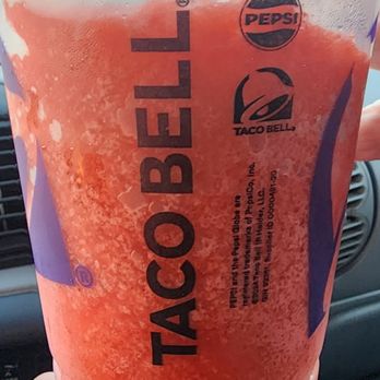 Taco Bell - MTN DEW BAJA BLAST Strawberry Dream Freeze - Tacos Near Me - Ramona, California
