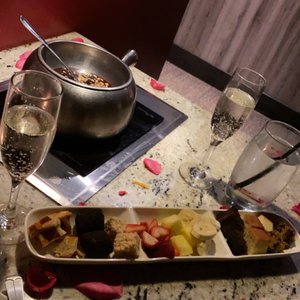 Photo of The Melting Pot - Maple Shade, NJ, United States. Chocolate Fondue