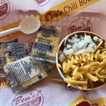 Ben's Chili Bowl - Small chili con carne with onions and cheese - American Near Me - Washington, DC, District of Columbia Ben's Chili Bowl - Small chili con carne with onions and cheese - American Near Me - Washington, DC, District of Columbia