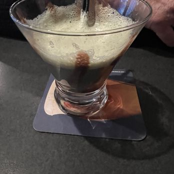 Sliders Grill & Bar - Half of a Thin Mint cocktail.  Lol. Very good. - Sports Bars Near Me - Berlin, Connecticut