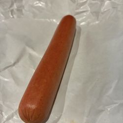 The Oink & Moo - Beef hotdog.