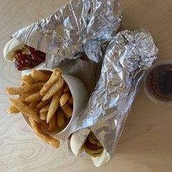 J.Dawgs - Polish dog, fries, hotdog