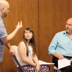 Fort Worth Actors Studio - Jason Davidson leads a Meisner intensive at the FWAS Celebrity Workshop --Also here, Sara Grace Preajean of Aria Appleton & Brian Mathis.