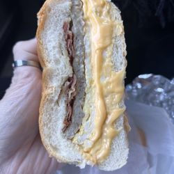 Riverside Gourmet Deli - Bacon egg cheese and sausage