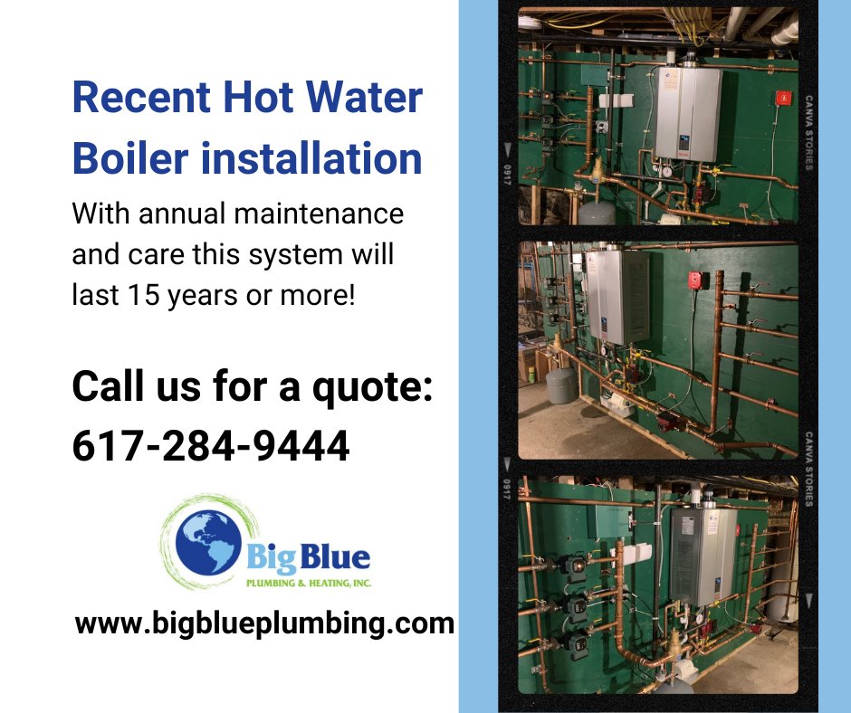Slide of Big Blue Plumbing & Heating