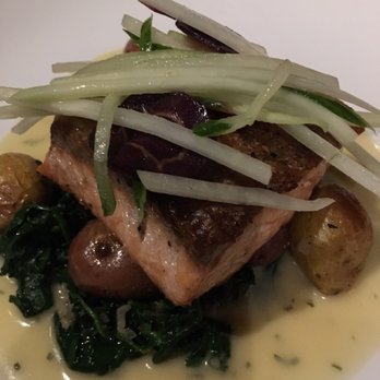 Celadon - Wild king salmon - Seafood Near Me - Napa, California
