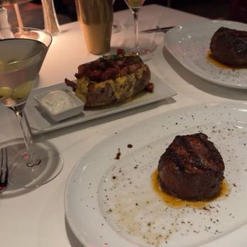 Durant's - Filet Mignon* Loaded Baked Potato Dirty Martini - Steakhouses Near Me - Phoenix, Arizona Durant's - Filet Mignon* Loaded Baked Potato Dirty Martini - Steakhouses Near Me - Phoenix, Arizona